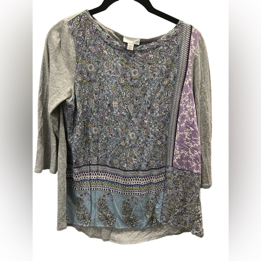 J.Jill Mixed Media printed tunic size Petite Small
